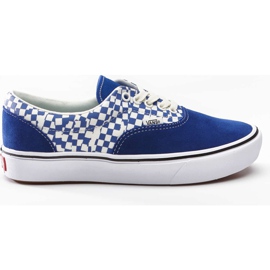 Vans Comfycush Era VA0 Tear Checkerboard True Blue True White bianca