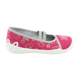 Scarpe per bambini Befado 116Y245 rosa grigio