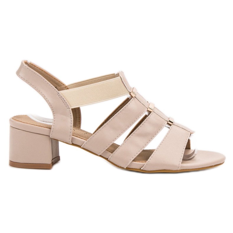 Evento Sandali con tacco alto slip-on marrone