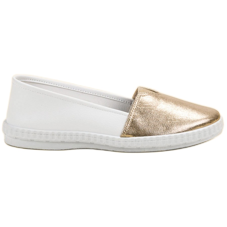 Mckeylor Scarpe da ginnastica slip-on alla moda bianca giallo