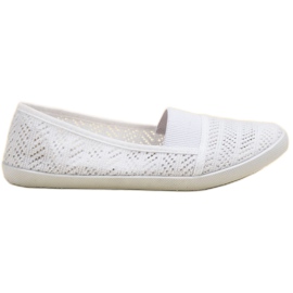 Mckeylor Ballerine in tessuto bianca