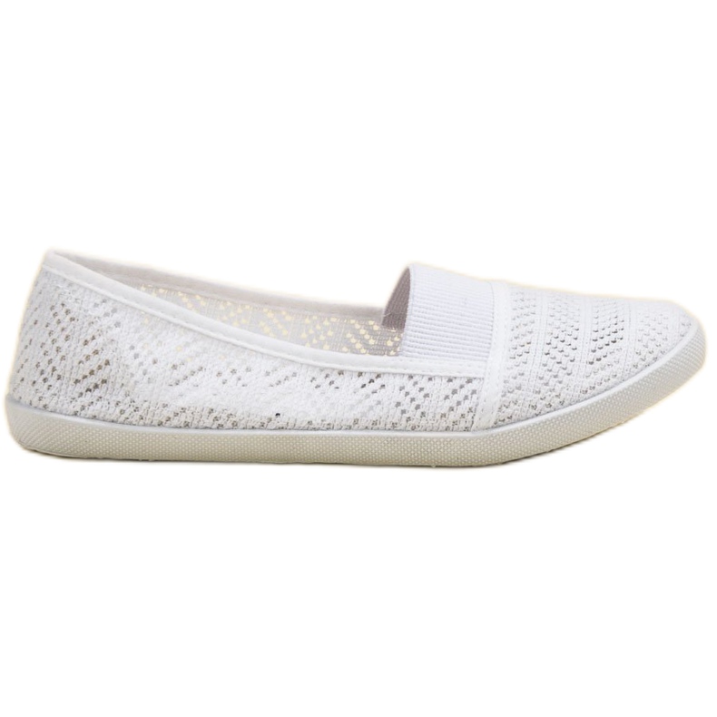 Mckeylor Ballerine in tessuto bianca
