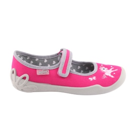 Scarpe per bambini Befado 114X324 rosa grigio