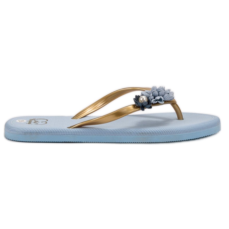 Ax Boxing Infradito Con Fiori blu