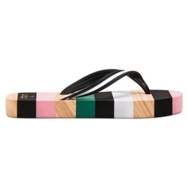 Ax Boxing Infradito Sulla Piattaforma nero multicolore