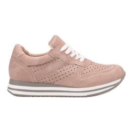 Kylie Scarpe sportive in ecopelle rosa