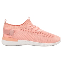 SHELOVET Scarpe sportive salmone rosa