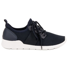 SHELOVET Scarpe sportive slip-on blu navy blu
