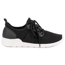 SHELOVET Scarpe sportive slip-on nero