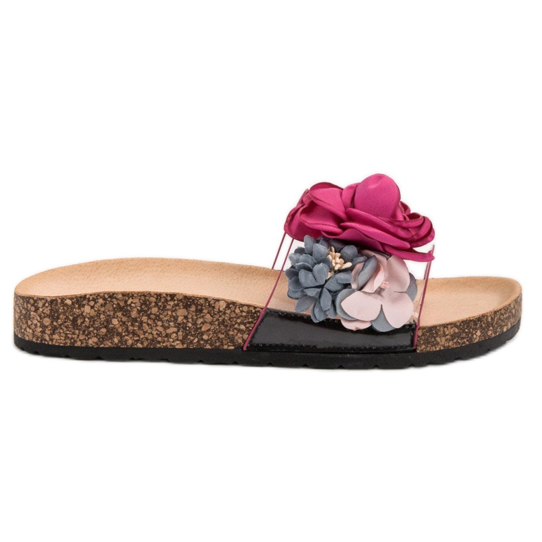 Super Me Pantofole Con Fiori viola multicolore