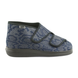 Scarpe da donna Befado pu 986D009 nero blu navy grigio