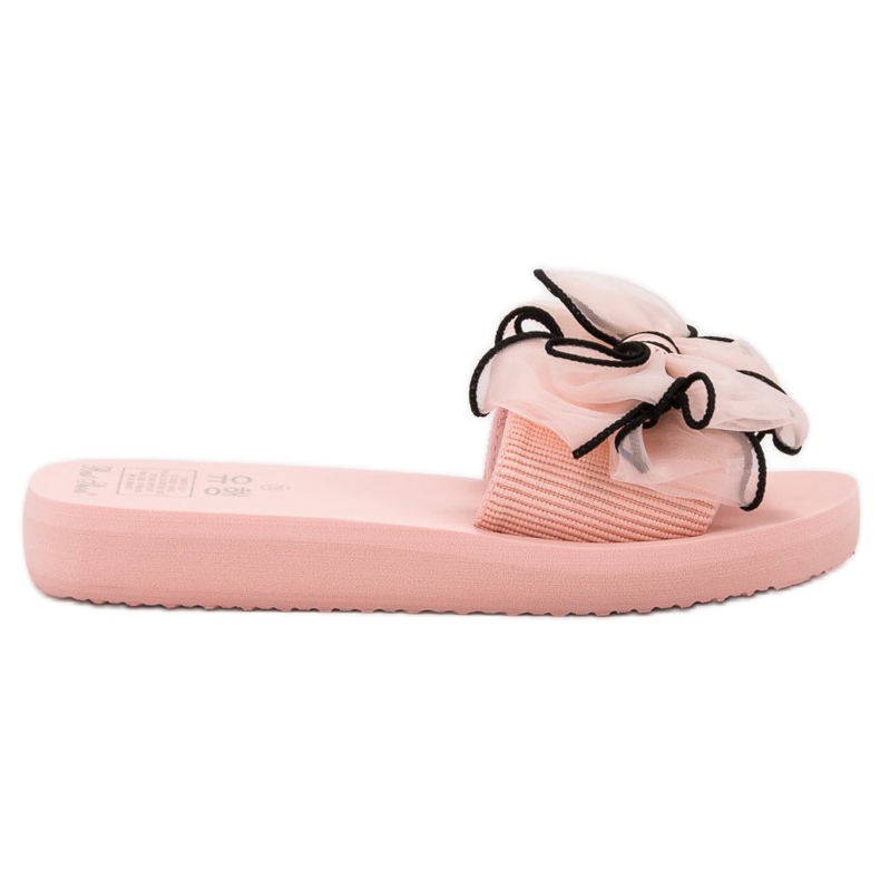 Best Shoes Pantofole in schiuma con fiocco rosa