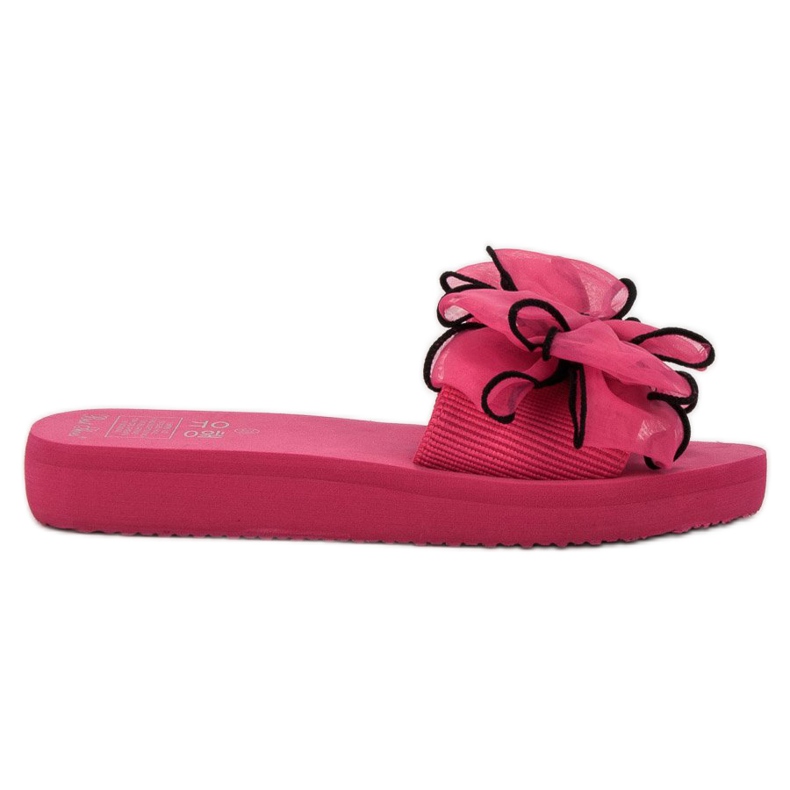 Best Shoes Pantofole in schiuma con fiocco rosa