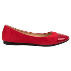 Comer Ballerine rosse alla moda rosso
