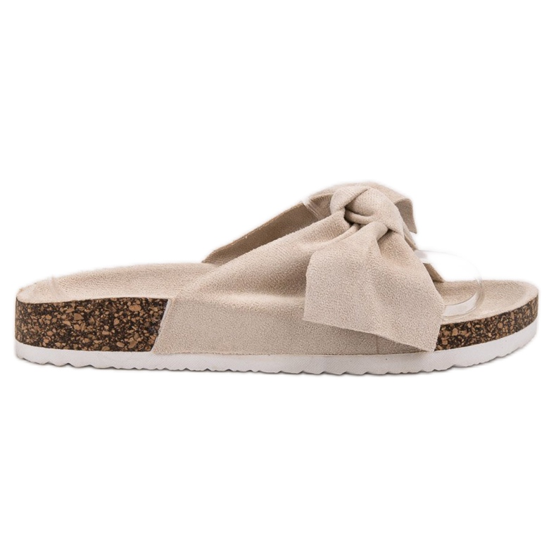 Diamantique Pantofole Con Fiocco marrone