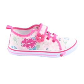 American Club Sneakers Mouth Soletta in pelle americana bianco marrone rosa