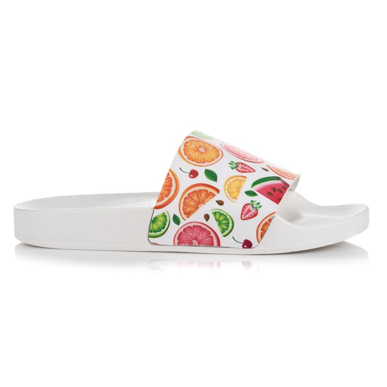 Vices Pantofole di frutta bianca