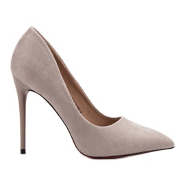 Jumex Tacchi in pelle scamosciata grigio