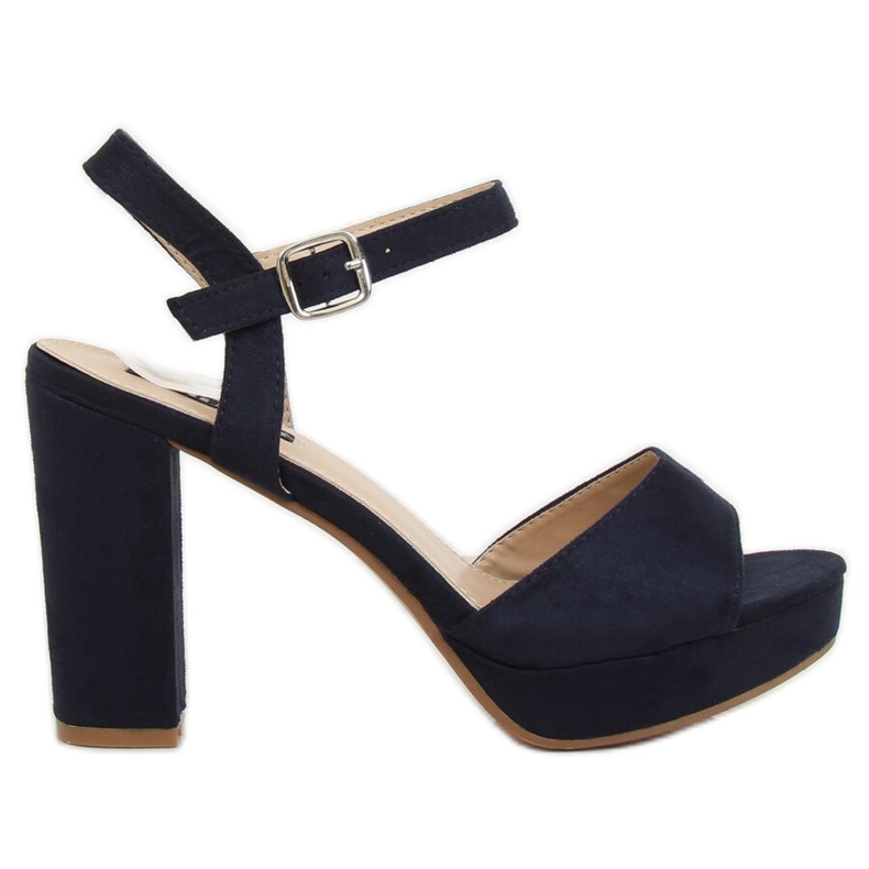 Sandali sulla piattaforma YL96095 Navy blu navy