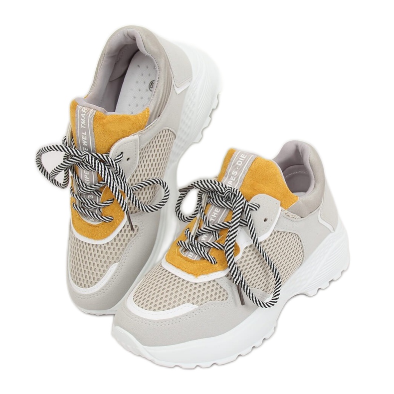 Grigio BL170P Scarpe sportive gialle giallo