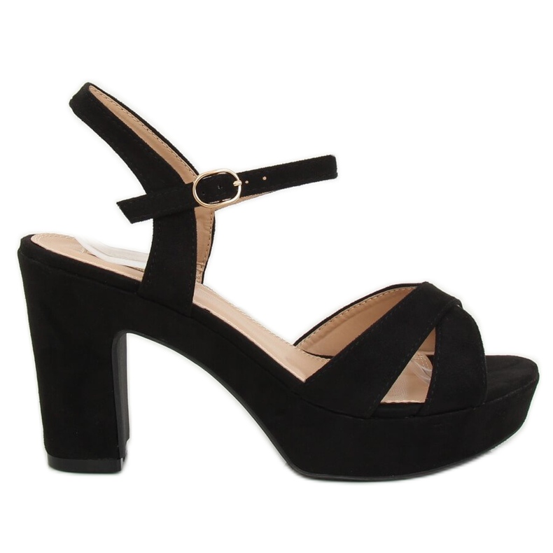 Sandali neri neri JC15017 Nero