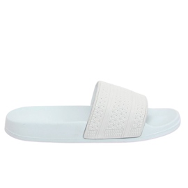 Pantofole in schiuma blu J10761 Blu