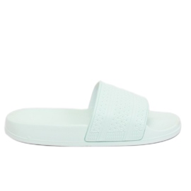 Pantofole menta J10761 Verde multicolore
