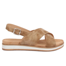 Sandali beige da donna 1495 D.BEIGE