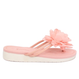Infradito con fiore rosa CK103 Pink