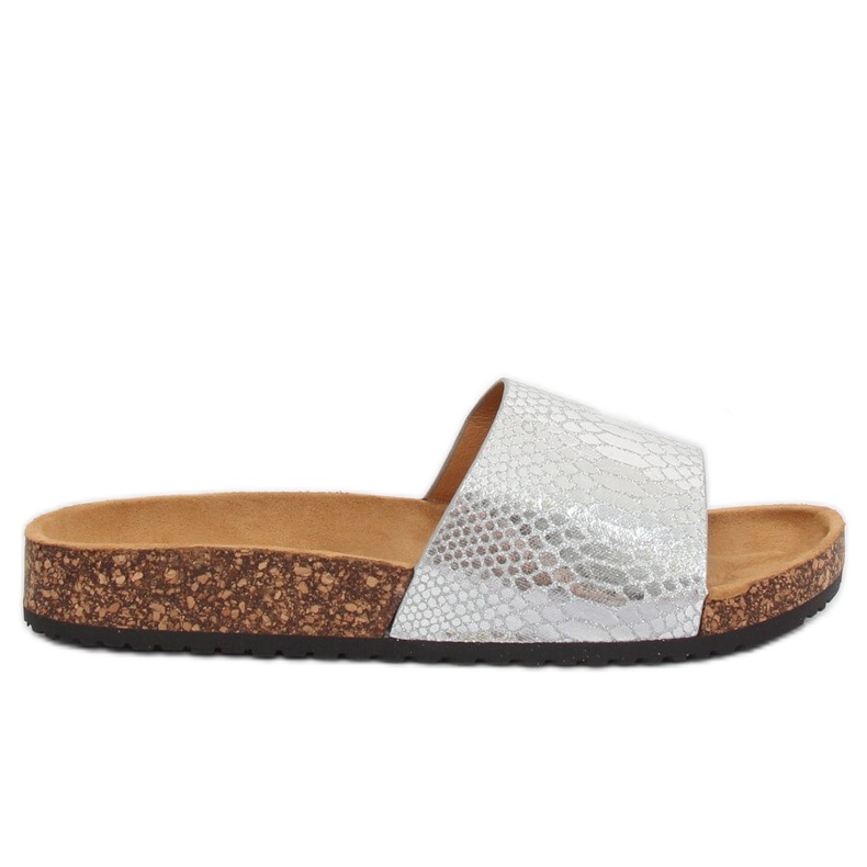 Ciabatte argento da donna argento PK44491 Argento grigio