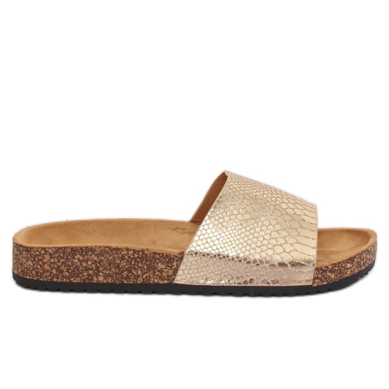 Pantofole dorate da donna PK44491 Oro d'oro