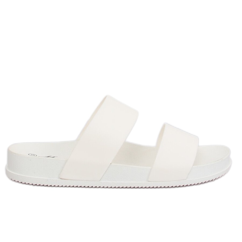 Pantofole bianche da donna bianche TS-23 White bianca