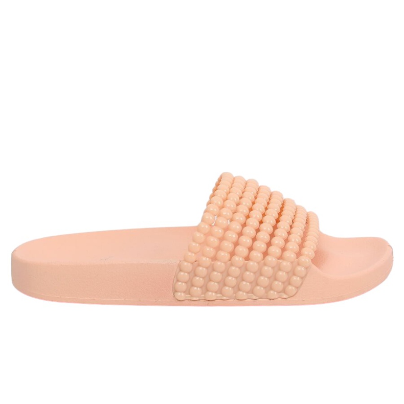Pink G301 Pantofole rosa con perline