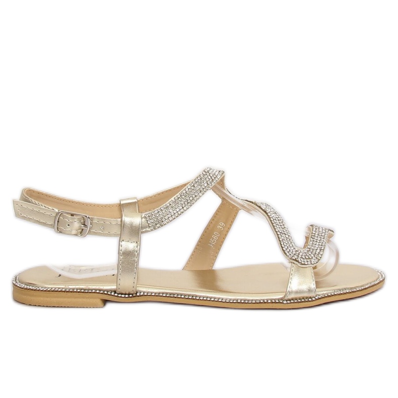 Sandali con serpente dorato H560 Gold d'oro