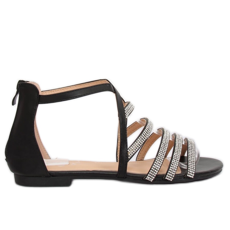 Sandali da donna neri LL6339 Nero