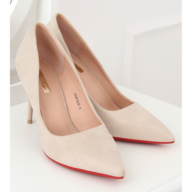 Pompe a spillo beige E22369 Beige II-GAT