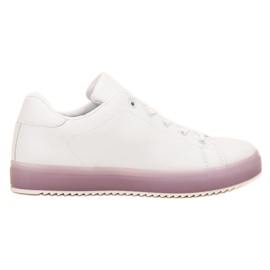 SHELOVET Scarpe sportive comode bianco