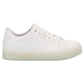 SHELOVET Scarpe sportive stringate bianco