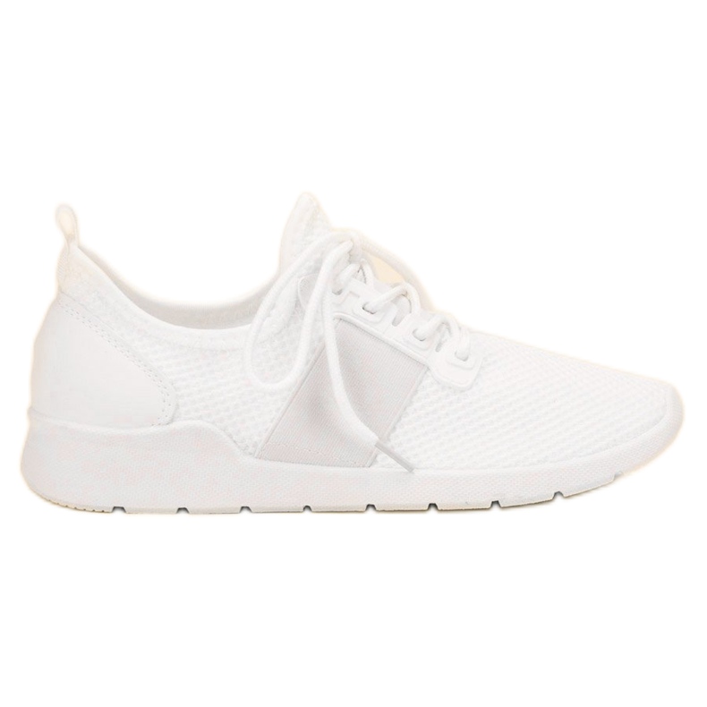 SHELOVET Scarpe sportive slip-on bianca