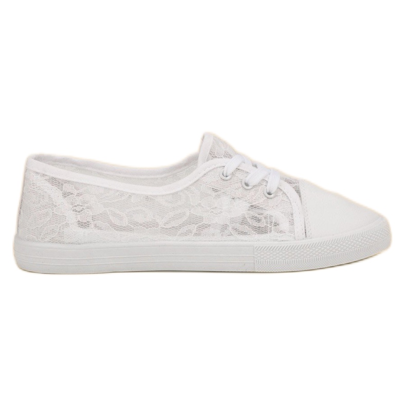 Mckeylor Sneakers basse in pizzo bianca
