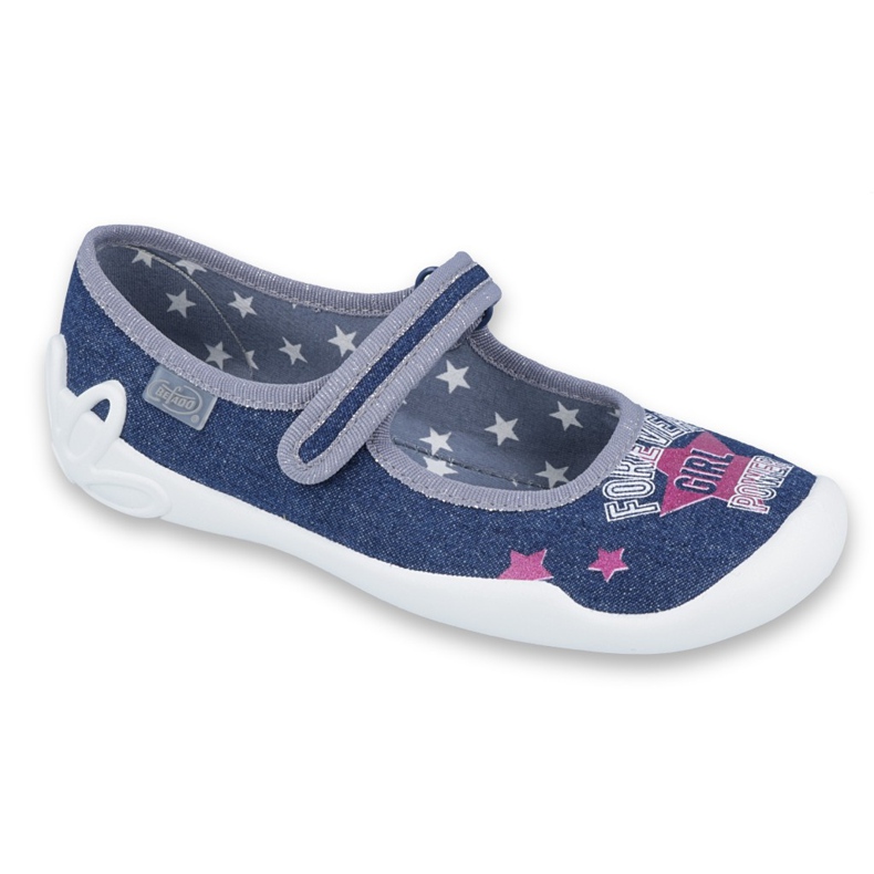 Scarpe per bambini Befado 114Y369 blu navy blu grigio multicolore