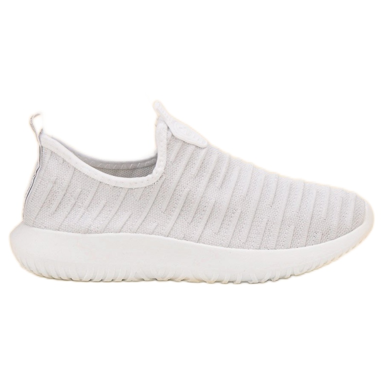 SHELOVET Scarpe sportive bianche slip-on bianca