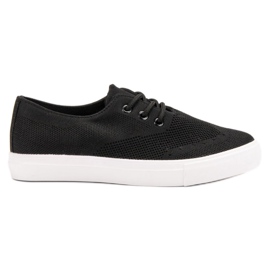 SHELOVET Sneakers in tessuto nero