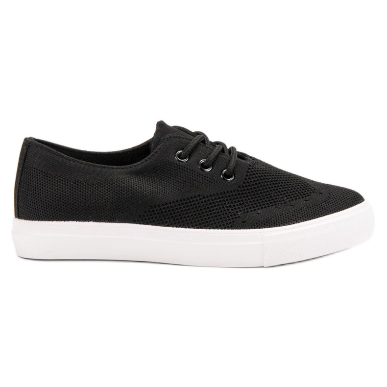 SHELOVET Sneakers in tessuto nero