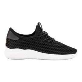 SHELOVET Scarpe sportive con rete nero