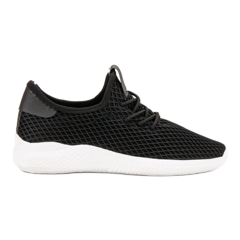 SHELOVET Scarpe sportive con rete nero
