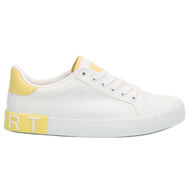SHELOVET Scarpe da ginnastica alla moda bianca
