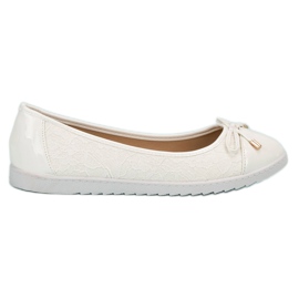 Super Me Ballerine bianche bianca