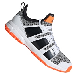 Scarpe da pallamano Adidas Stabil Jr F33830 multicolore grigio