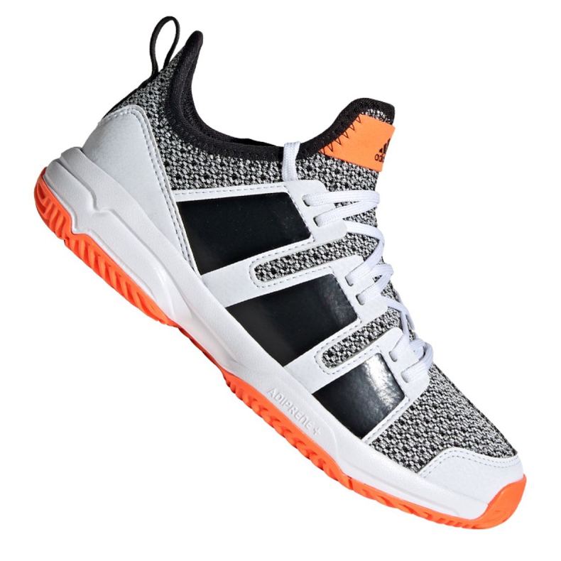 Scarpe da pallamano Adidas Stabil Jr F33830 multicolore grigio